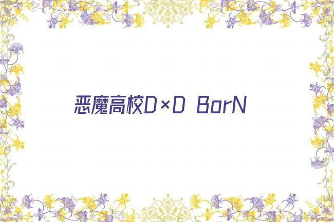 恶魔高校D×D BorN剧照